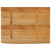 Tafelblad met natuurlijke rand 80x60x2,5 cm massief mangohout - thumbnail