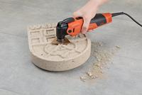 Wolfcraft Schuurzool schraper | "Expert" | Hard metaal-bestrooid | STARLOCK-centreerhals | 80mm | 1 stuk - 4246000 - thumbnail