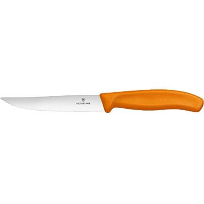 Victorinox 6.7936.12L9 Steakmes Oranje - thumbnail