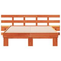 Bedframe met lade Bruin 120 x 200 cm - thumbnail