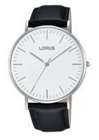 Lorus horlogeband RH883BX9 / VJ21 X071 / RHG055X Leder Zwart 20mm + zwart stiksel - thumbnail