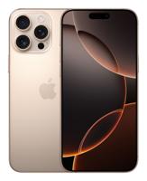 Apple iPhone 16 Pro Max (256 GB) - Desert titanium + Siliconenhoesje met MagSafe - Zwart - thumbnail