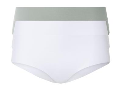 esmara 3 dames hipsters (S (36-38), Mint/wit)