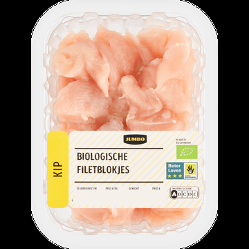 Jumbo Biologische Kipfiletblokjes ca. 200 g