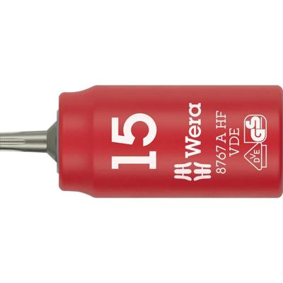 Wera 8767 A VDE HF 05005921001 Torx Dopsleutelinzetstuk T 15