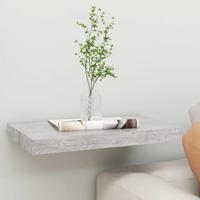 VidaXL Wandschap zwevend 40x23,5x3,8 cm mdf betongrijs - thumbnail