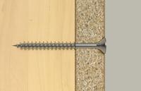 Fischer 551220 Spaanplaatschroef 6 mm 70 mm Kruiskop Pozidriv Galvanisch verzinkt 200 stuk(s) - thumbnail