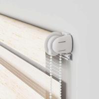 VidaXL Zebra rolgordijn 90x100 cm stofbreedte 85,9 cm marmerbeige - thumbnail