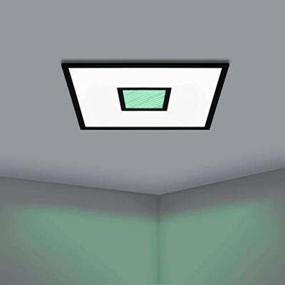 EGLO Bordonara Plafondlamp - LED - 59,5 cm - Zwart|Wit - Dimbaar