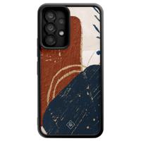 Samsung Galaxy A52(s) zwarte case - Abstract terracotta - thumbnail