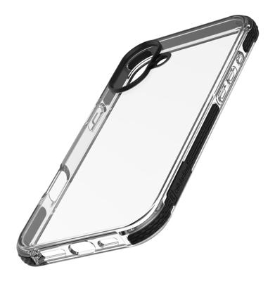 Cellularline Strong Guard Case Backcover Apple iPhone 16 Plus Transparant Stootbestendig