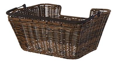 Basil capri rattan look - fietsmand - achterop - bruin