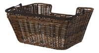 Basil capri rattan look - fietsmand - achterop - bruin - thumbnail