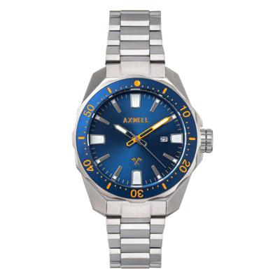 Axwell Timber AXWAW107-3 Heren Horloge 44mm 20 ATM Axwell Timber AXWAW107-3 Heren Horloge 44mm 20 ATM