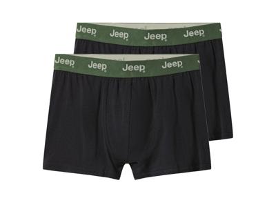 Set van 2 heren boxers (Zwart, M)