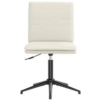 Eetkamerstoel fluweel crmekleurig - thumbnail