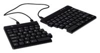 R-GO Tools Split Toetsenbord USB QWERTY, Engels Zwart Ergonomisch - thumbnail