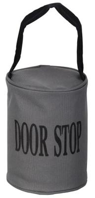 Esschert Design deurstopper met handvat 13x27 cm grijs