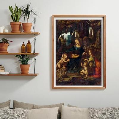 Clementoni legpuzzel kunstwerken madonna in de grot, 1000st.