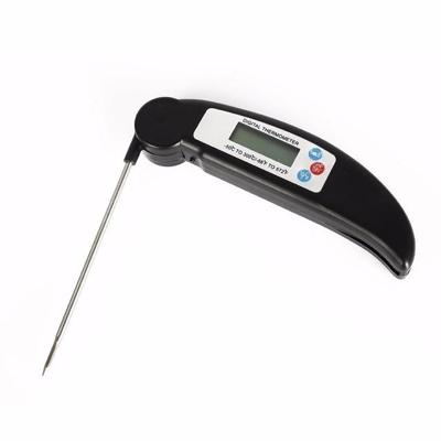 Vouwen van vlees thermometer digitale keuken thermometer voedsel koken BBQ-sonde (zwart)