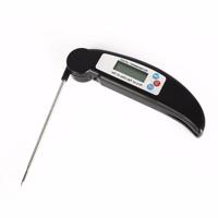 Vouwen van vlees thermometer digitale keuken thermometer voedsel koken BBQ-sonde (zwart) - thumbnail