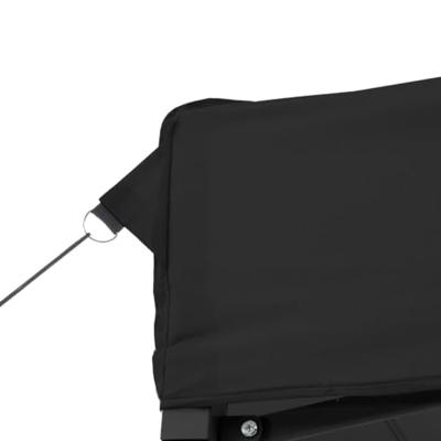 Partytent inklapbaar pop-up 410x279x315 cm zwart - thumbnail