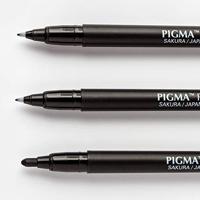 Sakura pigma pen zwart set 3 - thumbnail