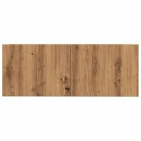 Tv-meubels 2 st wandgemonteerd 80x30x30cm artisanaal eikenkleur - thumbnail