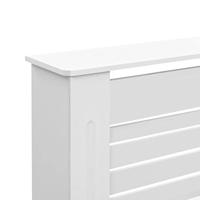 Radiatorombouw 152x19x81,5 cm MDF wit - thumbnail