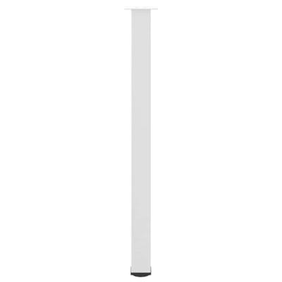 Bartafelpoten 4 st 110-112 cm staal wit