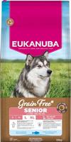 EUKANUBA Grain Free Senior Large Ocean Fish - droog hondenvoer - 12kg - thumbnail