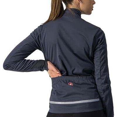 Castelli GO fietsjack donker blauw dames S Castelli GO fietsjack donker blauw dames S