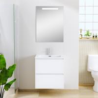 Xellanz Sephia Badmeubel Set met LED Spiegel - 60cm - Mat Wit - thumbnail