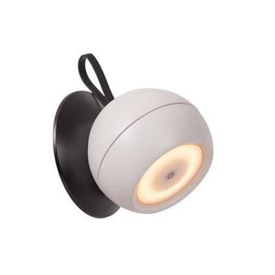 Lucide LUNEX - Oplaadbare Wandlamp Binnen/Buiten - Accu/Batterij - LED Dimb. - 1x2W 3000K - IP54 - Magnetisch - Wit Lucide LUNEX - Oplaadbare Wandlamp Binnen/Buiten - Accu/Batterij - LED Dimb. - 1x2W 3000K - IP54 - Magnetisch - Wit