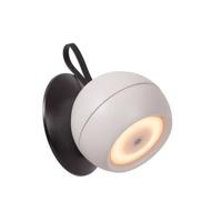 Lucide LUNEX - Oplaadbare Wandlamp Binnen/Buiten - Accu/Batterij - LED Dimb. - 1x2W 3000K - IP54 - Magnetisch - Wit - thumbnail