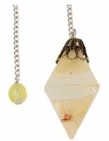 Pendel Edelsteen Calciet Orgone Geel - Navelchakra (3e) - thumbnail