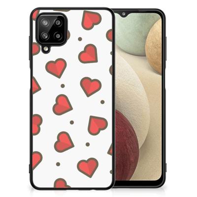 Samsung Galaxy A12 Back Case Hearts