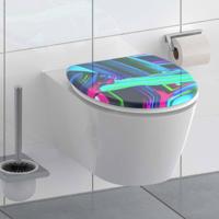Duroplast WC-bril NEON PAINT met soft-close - thumbnail