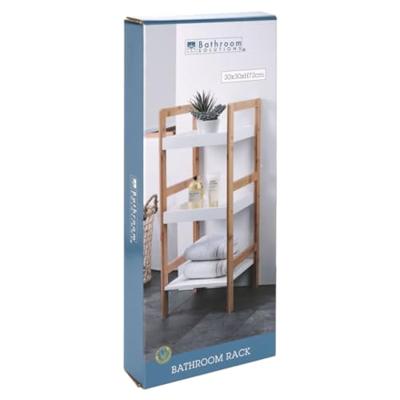 Badkamerrek - naturel/wit - 72x30x30 cm Badkamerrek - naturel/wit - 72x30x30 cm