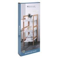 Badkamerrek - naturel/wit - 72x30x30 cm - thumbnail