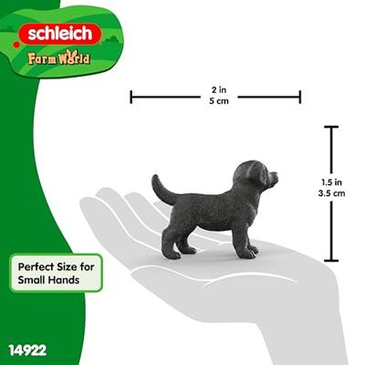 Schleich farm world zwarte labrador retriever pup 14922 Schleich farm world zwarte labrador retriever pup 14922