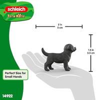 Schleich farm world zwarte labrador retriever pup 14922 - thumbnail