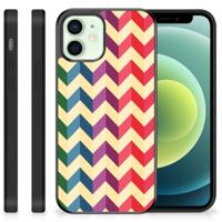 iPhone 12 Mini Bumper Case Zigzag Multi Color - thumbnail
