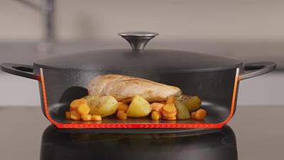 Tefal Kookgerei Tefal trattoria stoofpan 28 cm zwart