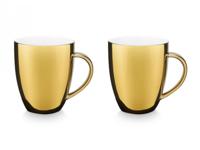 VTwonen 250ml wit/goud mok - set van 2 - thumbnail