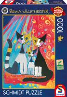 Disney Famille de chats heureuse Puzzel 1000 Stukjes - thumbnail
