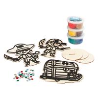 Foam Clay Piraten, 1 set - thumbnail