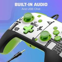 Nintendo PDP Nintendo Switch Controller Retro Mar Gamepad Nintendo Switch, Nintendo Switch OLED Zwart, Groen, Wit - thumbnail