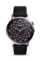 Horlogeband Fossil ES4105 Leder Zwart 20mm - thumbnail