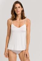 Hanro Dames Satin de Luxe spaghetti-top zwart 071063 - thumbnail